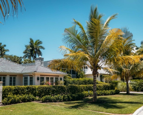 Florida home frontyard